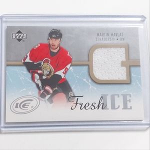 Martin Havlat Fresh Ice Jersey Hockey Card 2005/06 Ottawa Senators